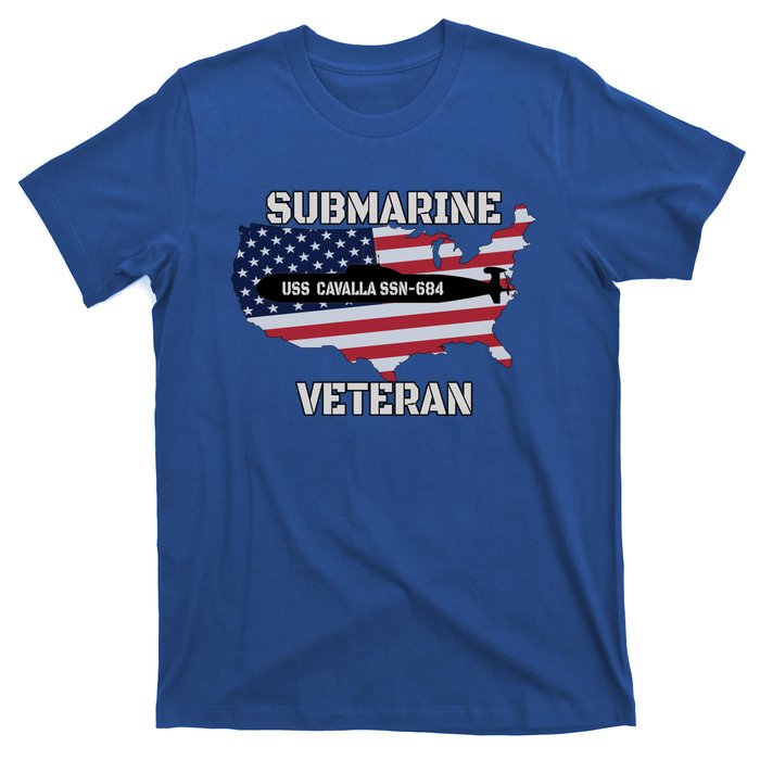 Uss Cavalla Ssn684 Submarine Veteran Day Father Grandpa Dad Gift T-Shirt