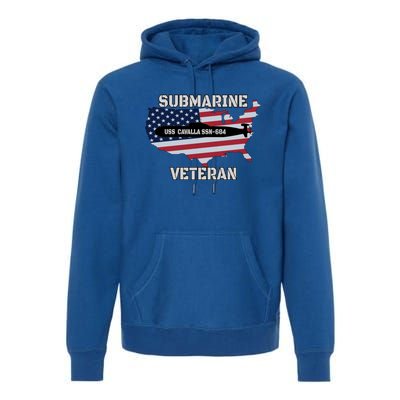 Uss Cavalla Ssn684 Submarine Veteran Day Father Grandpa Dad Gift Premium Hoodie