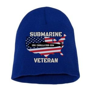 Uss Cavalla Ssn684 Submarine Veteran Day Father Grandpa Dad Gift Short Acrylic Beanie