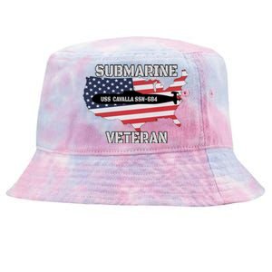 Uss Cavalla Ssn684 Submarine Veteran Day Father Grandpa Dad Gift Tie-Dyed Bucket Hat