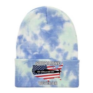 Uss Cavalla Ssn684 Submarine Veteran Day Father Grandpa Dad Gift Tie Dye 12in Knit Beanie