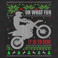 Ugly Christmas Sweater Dirt Bike Motorcycle Motocross Biker Hat