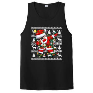 Ugly Christmas Sweater Dabbing Santa Cool Gift PosiCharge Competitor Tank