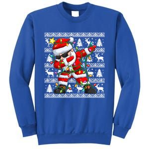 Ugly Christmas Sweater Dabbing Santa Cool Gift Sweatshirt