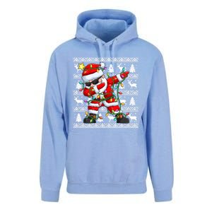 Ugly Christmas Sweater Dabbing Santa Cool Gift Unisex Surf Hoodie