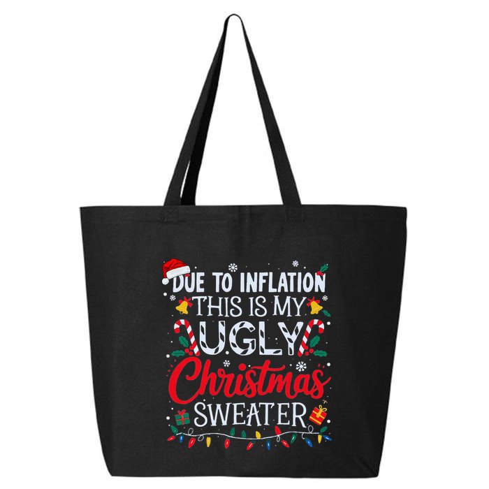 Ugly Christmas Sweater Couples Matching 25L Jumbo Tote