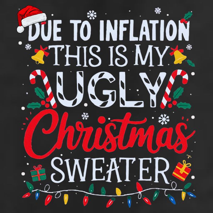Ugly Christmas Sweater Couples Matching 25L Jumbo Tote