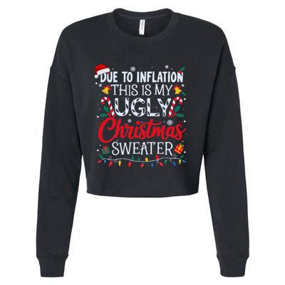 Ugly Christmas Sweater Couples Matching Cropped Pullover Crew
