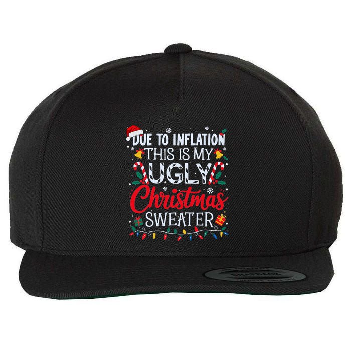Ugly Christmas Sweater Couples Matching Wool Snapback Cap