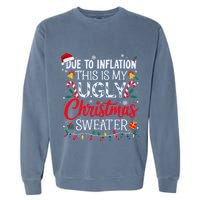 Ugly Christmas Sweater Couples Matching Garment-Dyed Sweatshirt