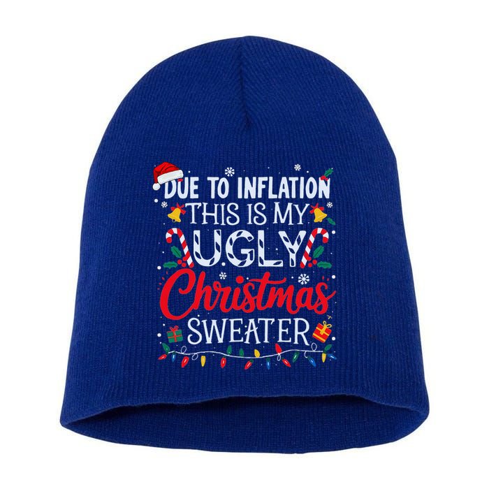 Ugly Christmas Sweater Couples Matching Short Acrylic Beanie