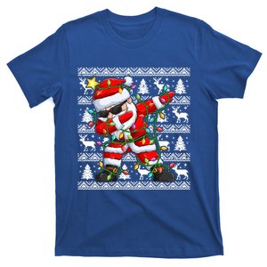 Ugly Christmas Sweater Dabbing Santa Gift T-Shirt