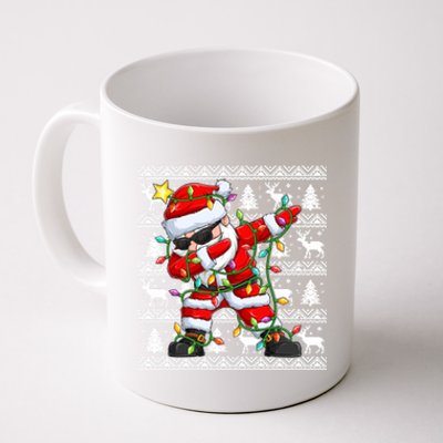 Ugly Christmas Sweater Dabbing Santa Gift Coffee Mug