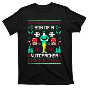 Ugly Christmas Sweater Son Of A Nutcracker Novelty T-Shirt