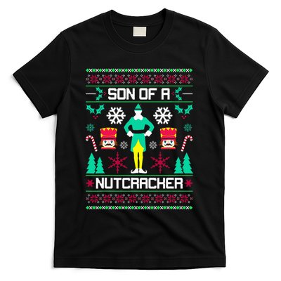 Ugly Christmas Sweater Son Of A Nutcracker Novelty T-Shirt