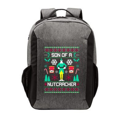 Ugly Christmas Sweater Son Of A Nutcracker Novelty Vector Backpack