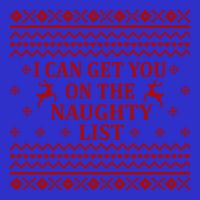 Ugly Christmas Sweater I Can Get You On The Naughty List Gift Magnet