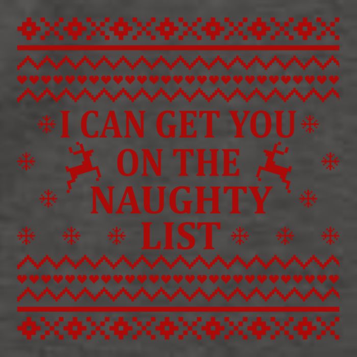 Ugly Christmas Sweater I Can Get You On The Naughty List Gift Vector Backpack