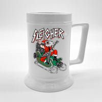 Ugly Christmas Sweater Sleigher Heavy Metal Santa Xmas Beer Stein