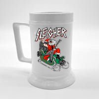 Ugly Christmas Sweater Sleigher Heavy Metal Santa Xmas Beer Stein