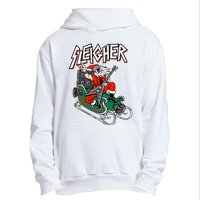 Ugly Christmas Sweater Sleigher Heavy Metal Santa Xmas Urban Pullover Hoodie