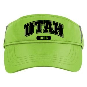 Utah Collegiate Style 1896 Adult Drive Performance Visor