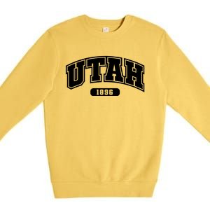 Utah Collegiate Style 1896 Premium Crewneck Sweatshirt