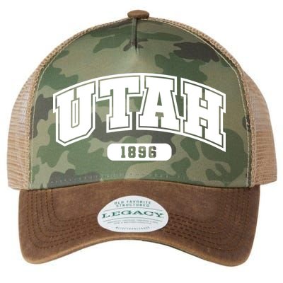 Utah Collegiate Style 1896 Legacy Tie Dye Trucker Hat