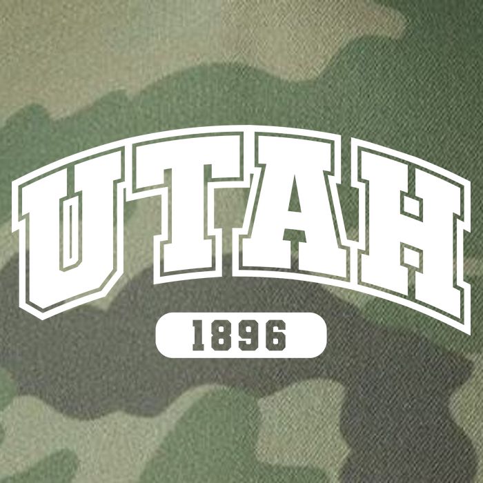 Utah Collegiate Style 1896 Legacy Tie Dye Trucker Hat