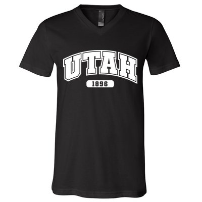 Utah Collegiate Style 1896 V-Neck T-Shirt