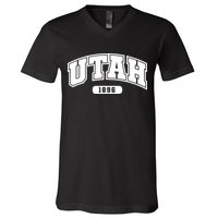 Utah Collegiate Style 1896 V-Neck T-Shirt