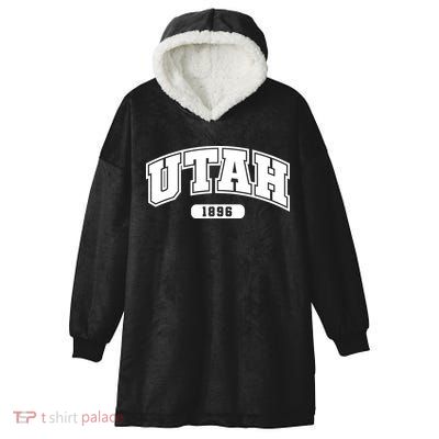 Utah Collegiate Style 1896 Hooded Wearable Blanket
