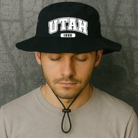 Utah Collegiate Style 1896 Bucket Hat