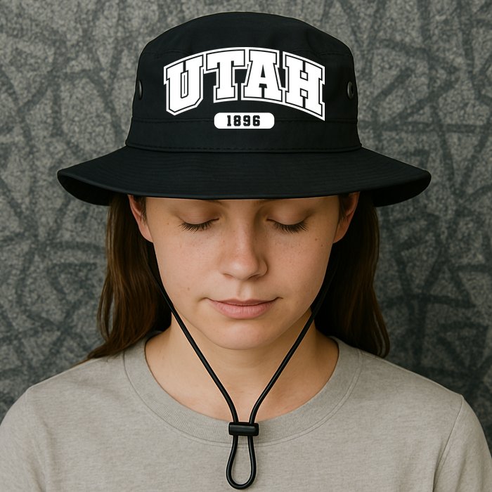 Utah Collegiate Style 1896 Bucket Hat