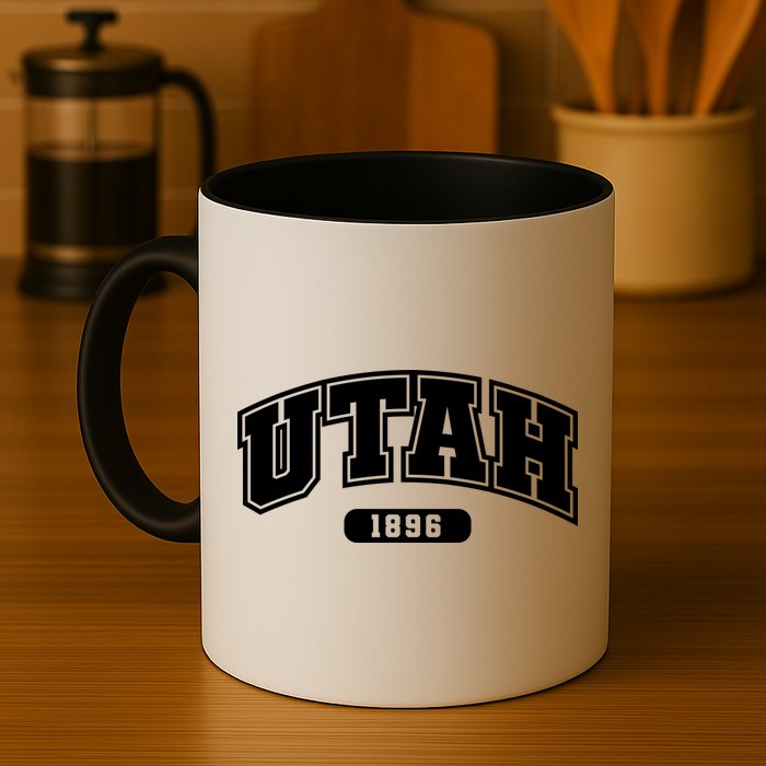 Utah Collegiate Style 1896 Mug