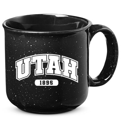 Utah Collegiate Style 1896 15oz Campfire Ceramic Mug