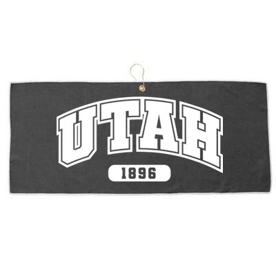 Utah Collegiate Style 1896 Large Microfiber Waffle Golf Towel