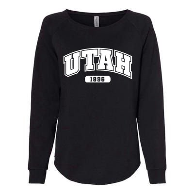 Utah Collegiate Style 1896 Womens California Wash Sweatshirt