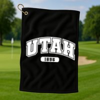 Utah Collegiate Style 1896 Golf Towel