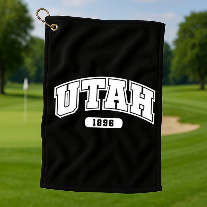 Utah Collegiate Style 1896 Golf Towel
