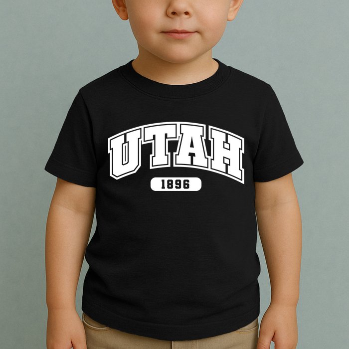 Utah Collegiate Style 1896 Toddler T-Shirt