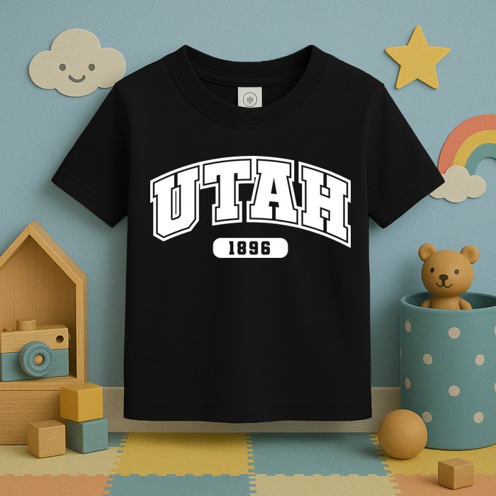 Utah Collegiate Style 1896 Toddler T-Shirt