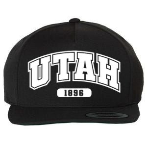 Utah Collegiate Style 1896 Wool Snapback Cap