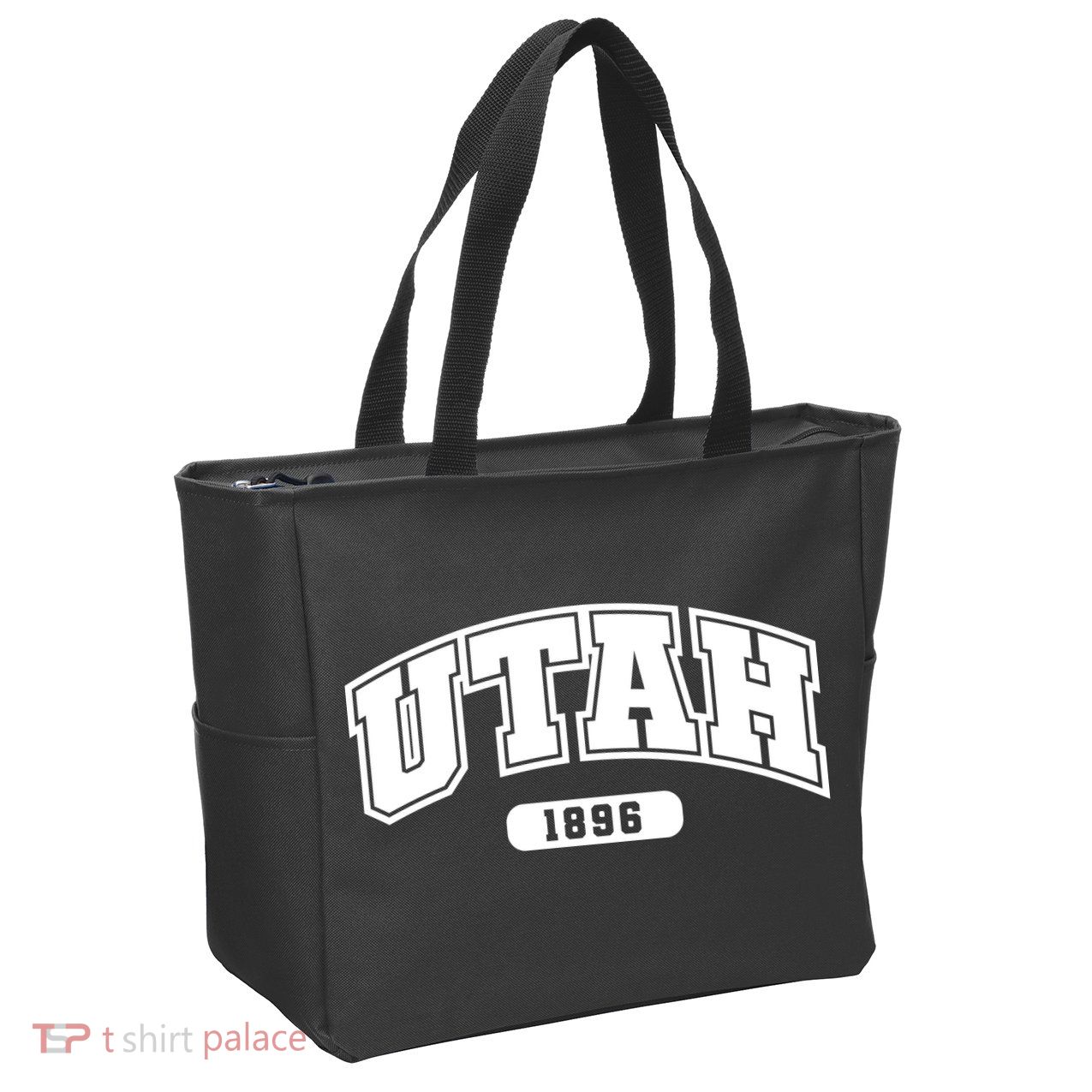 Utah Collegiate Style 1896 Zip Tote Bag