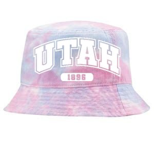 Utah Collegiate Style 1896 Tie-Dyed Bucket Hat