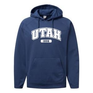 Utah Collegiate Style 1896 Performance Fleece Hoodie