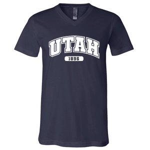 Utah Collegiate Style 1896 V-Neck T-Shirt