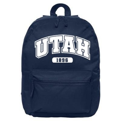 Utah Collegiate Style 1896 16 in Basic Backpack