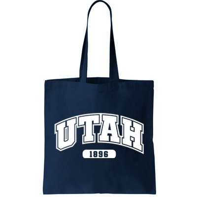 Utah Collegiate Style 1896 Tote Bag