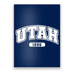 Utah Collegiate Style 1896 Poster